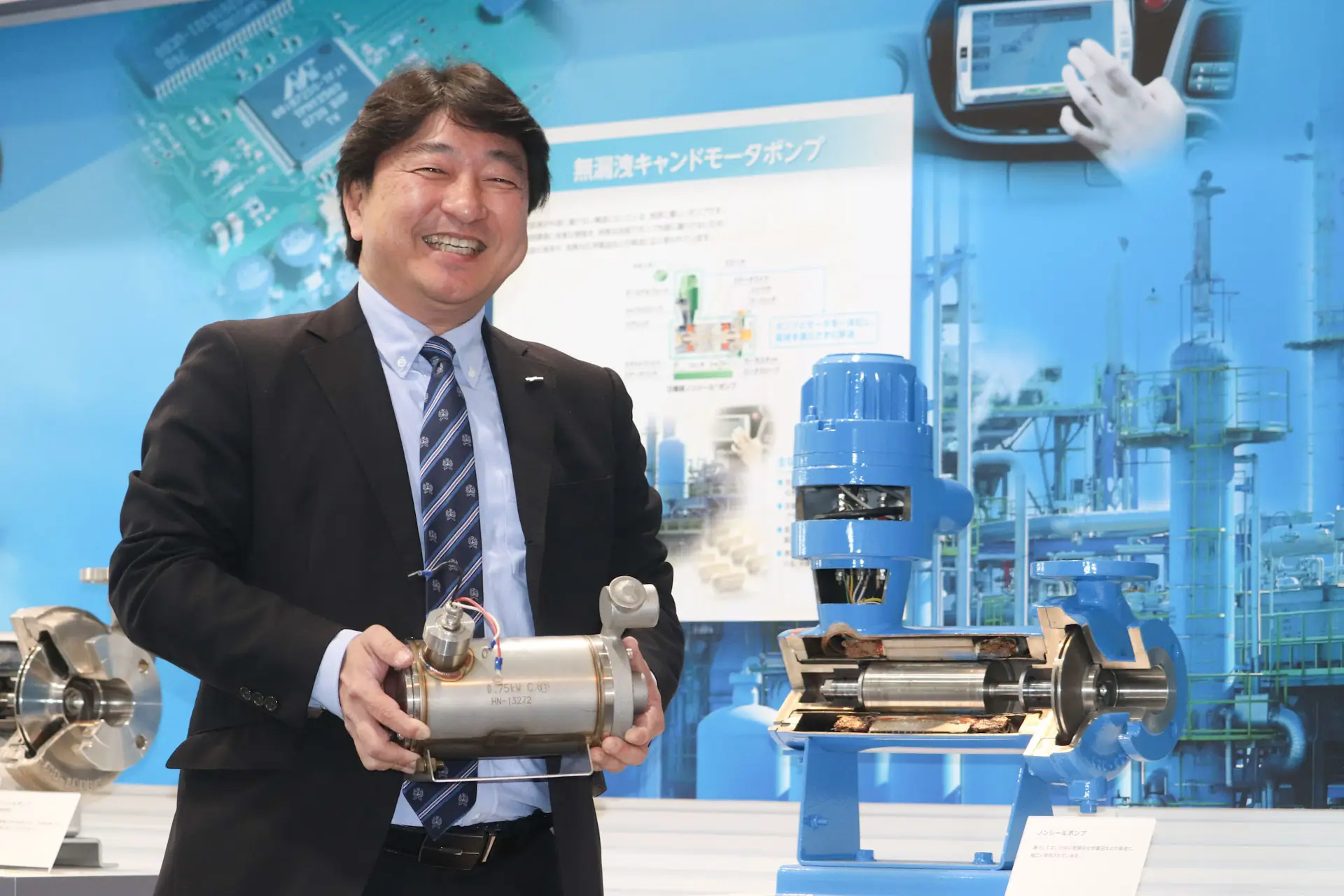 Pumps also actively used in semiconductor manufacturing: 20 years of history of compact, high-speed canned motor pumps