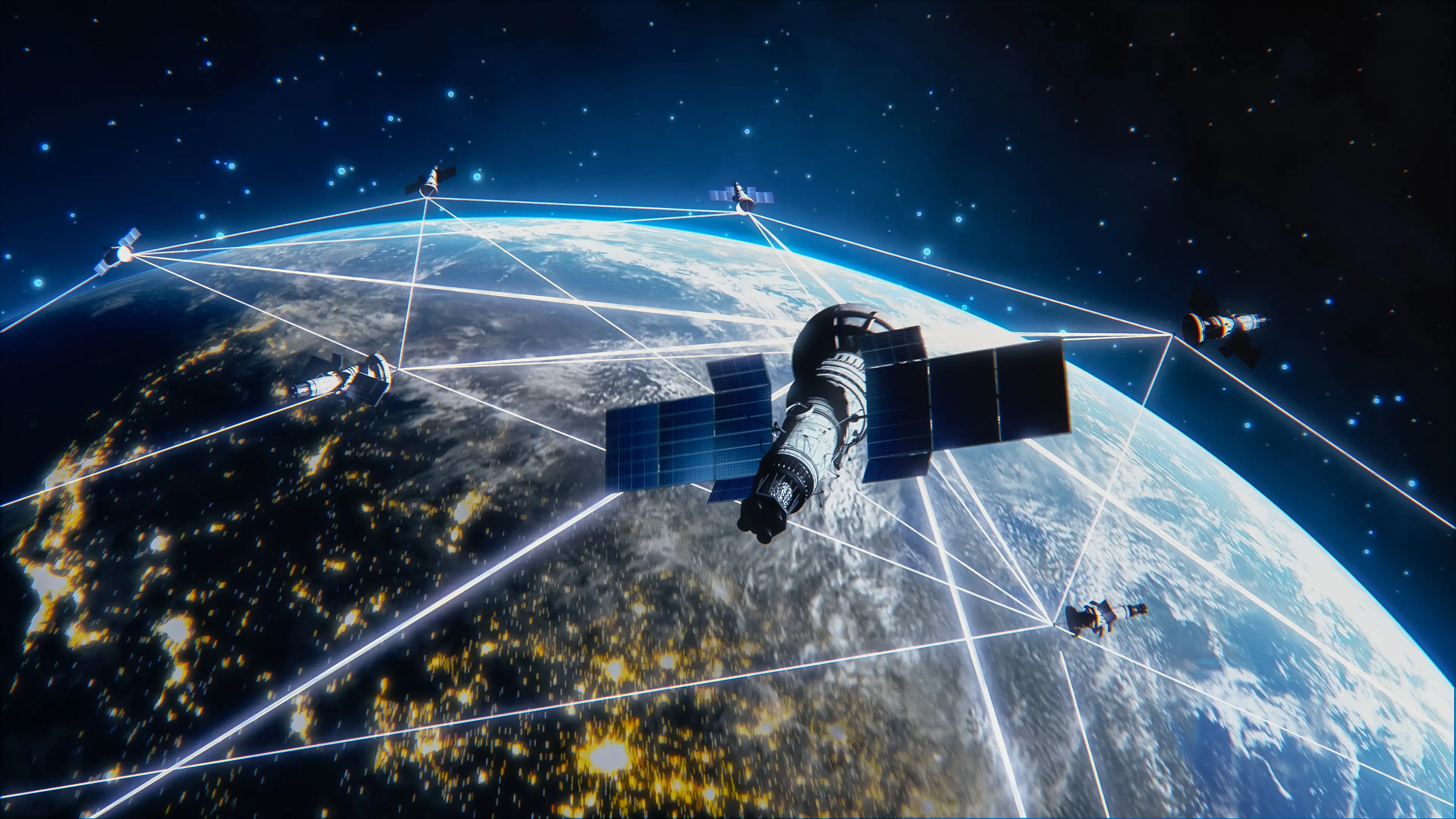 巨大な1基から、つながる数千基へ。衛星コンステレーションがもたらす変化