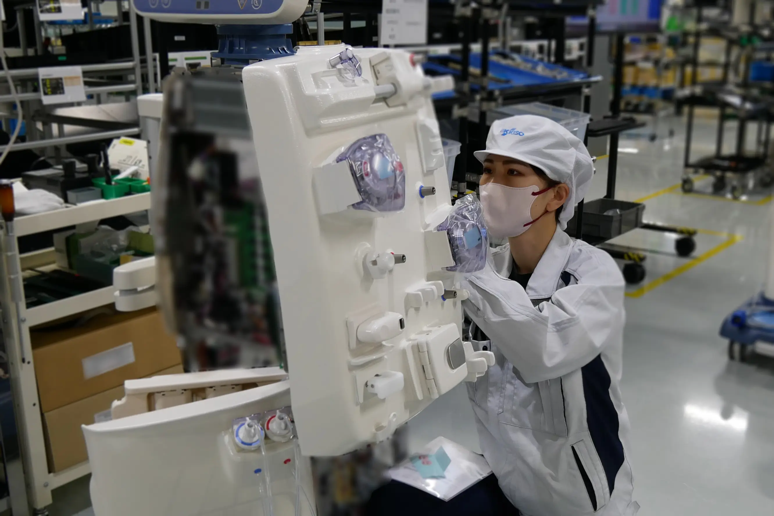 総合組み立ての様子